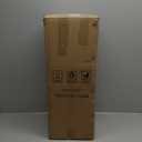 Trash Can Outdoor Waste Container, Square Stainless Steel Trash Can with Removable Inner Bucket, 3.17Gal Garbage Can for Disposal Commercial Waste Container (Black)