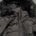 BINACL Women's Winter Warm Thicken Long Outwear Pockets Coat Parka Jacket (Medium, Black)