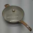 SENSARTE Ceramic Nonstick Frying Pan Skillet with Lid, 13.3 Inch Large Deep Frying Pan, 6 Qt Saute Pan, Induction Pan, Healthy Non Toxic Cooking Pan with Helper Handle, PFOA PFAS PTFE Free