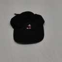 Concept One Disney Mickey Mouse Embroidered Cotton Adjustable Dad Hat with Curved Brim (Black)