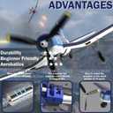 LEAMBE 4 Channel RC Plane - Ready to Fly Aerobatic Aircraft, Easy Control for Beginners, F4U Corsair RC Airplane Best Gift for Adults