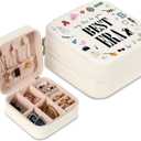 Jewelry Box, Small Jewelry Case for Taylor Fans, Taylor Gifts Merch, Portable Jewelry Case with Best Era for Bracelet, Necklace, Ring, Earring Organizer Holder Storage Boxes