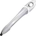 Exterior Door Handle Chrome Front Left Driver Side with Keyhole Without Smart Key Compatible with 2011-2015 Hyundai Sonata Replaces 82651-3S010 82652-3S010