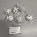 6 x Table Card HolderPlace Card Holders, Table Number HolderPhoto Holders, Party Favors, Wedding Decorations (White,Skull)