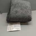 FinRec 6x9 Washable Area Rugs for Bedroom Living Room, Low Pile Thin Rug Solid Color, Non-Slip Carpet Indoor for Home Decor (Grey)