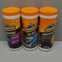 Armor All Protectant, Glass and Cleaning Wipes, Wipes for Car Interior and Car Exterior, 30 Count Each (Pack of 3)