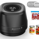 Upgraded Electric Mason Jar Vacuum Sealer, 3-in-1 Automatic Vacuum Sealer Kit for Canning with Wide and Regular Mouth Mason Lids, Portable Mason Jar Sealer for Vacuum Bag, Gifts for Mom