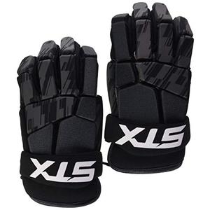 STX Lacrosse Stallion 75 Gloves, Black, XX Small, Pair