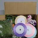 25 Sets DIY Flower Crowns Making Kit, Make Your Own Flower Crown Wreath Handmade Fairy Floral Hair Accessories Garland Kit for Bridal Wedding Birthday Party Decor