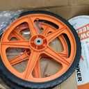 16" Lawn Mower Wheels, 16 x 1.75 Inch Spoked Plastic Wheels