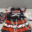 Zombie Cheerleader Carnival Dress More Accessories Costume Horror Scary Costume Kid's Girls' Halloween Carnival Performance Party Easy Carnival Costume Dress Up, M