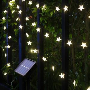 Star Lights Small Colored Lights String Lights Led Solar Outdoor Camping Atmosphere Lights Christmas Decoration Lights
