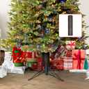 Artificial Bark Christmas Tree Skirt Hidden Fake Rod, Bark Wood Texture for Christmas Tree, Christmas, Home, Party Holiday Decoration