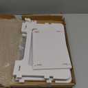 Projector Wall Mount Thickened Big Space Heat Dissipation 2 Layers Shelf for Projector, WiFi Router Projector Mount, Projectors Shelf, Floating Wall Shelf White (0.4 in / 1 cm)