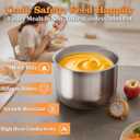 Fullwill Electric Pressure Cooker 6QT Dual Pots, 12 in 1 MultiFunction Cooker with 304 Stainless Steel & Ceramic Pots, Pressure Cook, Soup, Porridge, Yogurt, Meat Stew, Rice, Poultry, Beans and More