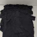 Calvin Klein Men's Cotton Classics 4-Pack Undershirts (Large, 4 Black Crewneck)