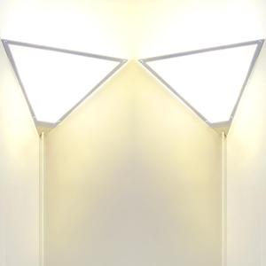 2 Pack Corner Light, Modern Corner Ceiling Light for Living Room, Bedroom, Office - White