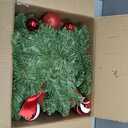 Shearly Artificial Christmas Garland,Christmas Garland with Lights, for Mantle, Home, Stairs, Fireplace, Porch, Indoor/Outdoor