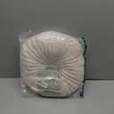 HLOVME Round Pillow Cushion for Couch Velvet Decorative Small Throw Pillow Solid Color for Living Room Bed Floor 13.7, Beige