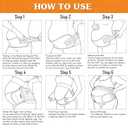 Plus Size Pregnancy Belly Band Extra Large Maternity Support Belt for Belly, Waist & Back Pain Relief Adjustable & Breathable Belly Band for 3XL/4XL Moms (Fits Waist 43"-59", Black)