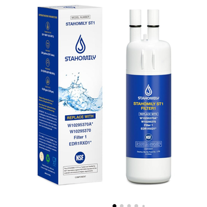 EDR1RXD1 Water Filter Replacement for Whirlpool, Everydrop Filter 1, W10295370a, WHR1RXD1, KAD1RXD1, Compatible with Kenmore 46-9930, 46-9081, 1 Pack