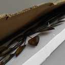 Deco 79 Metal Leaf Home Wall Decor Wall Sculpture, Wall Art 34" x 1" x 10", Brown