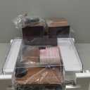 Record Player Vinyl Bluetooth Turntable with 36 Watt Stereo Bookshelf Speakers, Hi-Fi System with Magnetic Cartridge, USB Recording and Auto Stop (Brown)