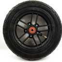 L-faster 200x35 Pneumatic Tyre Use Nylon Hub Fit M8 or M6 Axle 8" Air Wheel for Scooter Replacement 8 Inch Inflatable Wheel Tube