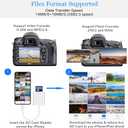 Lightning to SD Card Reader for Select iPhone, iPad and iPod Models (Support iOS 13 and Before), Trail Game Camera Viewer, No App Required (White)