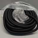 Relxitl Garden Hose, Flexible Water Hose, Ultra Lightweight Non-Expanding hose With 10 Functon Sprayer, Leak proof, Pressure Resistant for Yard, Outdoor (Black)