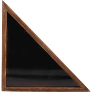 Flag Display Case: Flag Box Display Case - Triangle Shadow Boxes 17.29X8.65in