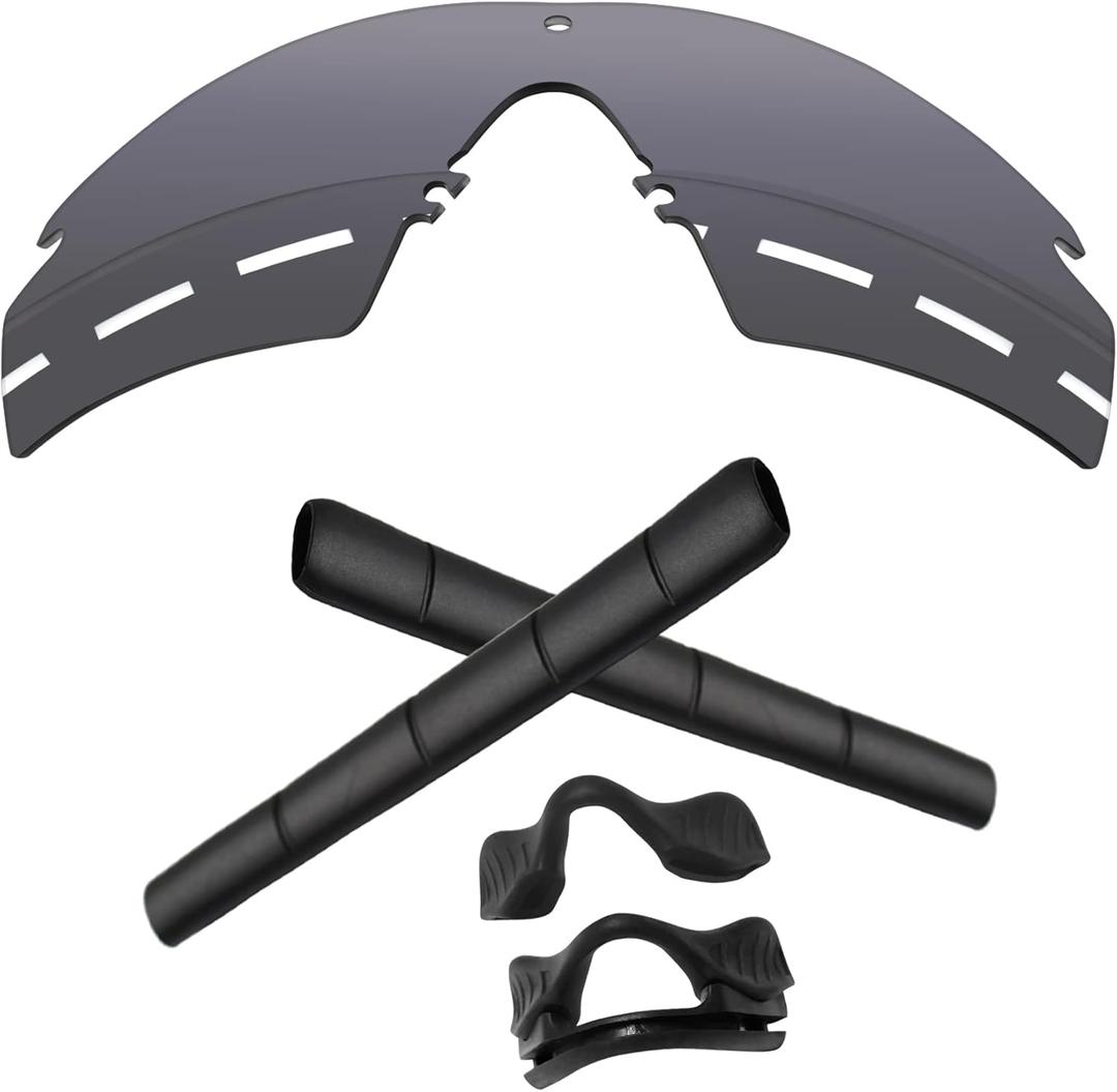 1.6MM Polarized Replacement Lenses & Rubber Kits for Oakley Si M Frame 2.0 Sunglasses