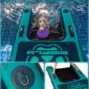 BIGFLY Inflatable Water Ramp for Dogs Pup Plank Dog Float, Large Dog Pool Float Up to 320 Pounds, Puncture-Resistant Surface