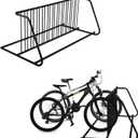 Commercial Grid Bike Rack - Heavy Duty Outdoor Bicycle Rack Stand, Freestanding Metal Floor Bike Stand for Garage, School, Outdoor Parking, Bike Shop (Single & Double Sided)