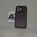 Compatible for iPhone 15 Pro Max Case with Bling Camera Lens Protector Cute Fashion Luruxy Black Snake 3D Pattern Slim Shockproof iPhone Pro Max Case for Women Girls Men Boys