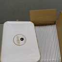 Organic Rectangle Tray - 11" x 8" - White, Plastic, Case Pack of 48 - Buffets, Catering, Parties, Everyday Use