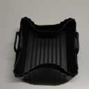 Set of 2 Kitchen Master Silicone Rectangular Airfryer Liners - Black