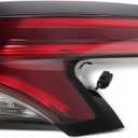 Passenger Side Outer Tail Light Assembly Compatible with Sienna LE XLE 2021 2022 Rear Brake Lamp Taillight TO2805160 8155008071 (Right)