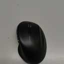 Ergonomic Wireless Mouse with USB Receiver for PC Computer, Laptop and Desktop, Ergo Mouse Vertical with Silent Clicks Long Battery Life, Up to 1600 DPI & 1 AA Battery Powered, Black