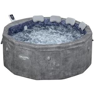 Bestway SaluSpa Paris ThermaCore UltraFit Smart AirJet Rigid Foam Hot Tub Spa (67" x 25.5") | Fits Up to 4-6 Persons | Grey Marble Bestway SaluSpa Paris ThermaCore UltraFit Smart AirJet Rigid Foam Hot Tub Spa (67" x 25.5") | Fits Up to 4-6 Persons | Grey Marble