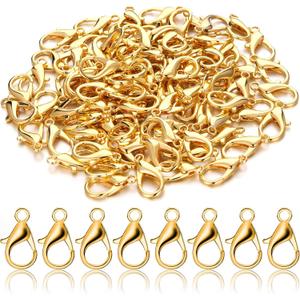 Syhood 100 Pcs Lobster Claw Clasp 0.91x0.47 Inch Large Lobster Claw Clasp Necklace Bracelet Fastener Hook DIY Jewelry Finding(2.3 x 1.3 Cm/ 0.91 x 0.47 Inch,Light Gold) Syhood 100 Pcs Lobster Claw Clasp 0.91x0.47 Inch Large Lobster Claw Clasp Necklace Bracelet Fastener Hook DIY Jewelry Finding(2.3 x 1.3 Cm/ 0.91 x 0.47 Inch,Light Gold)