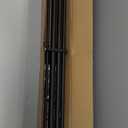 Double Curtain Rod 72 to 144 Inch, HOTOZON 1 Inch Heavy Duty Double Curtain Rods for Windows 60 to 140 Inches(5-11.6 ft), Telescoping Drapery Rod with Simple End Finials, Black