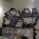 KEMIMOTO Soft Doors Compatible with Polaris Ranger CREW 1000/CREW XP 1000 Premium 2019-2025, YKK Zipper Doors Fit with Side Mirrors, Tear-Resistant & Water-Resistant PVC UTV Cab Enclosure- 6 Seater