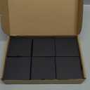 JaGely 12 Pcs Cardboard Jewelry Boxes Jewelry Gift Boxes with Lids Bulk Gift Case with Black Sponge for Storage Display(Black)