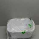 3-pack 18 Quart Dish Pan Wash Basin, Large Dish Tub, White