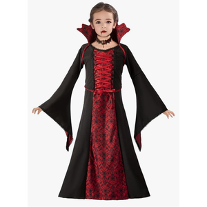 Halloween Royal Vampire Costume Girls for Halloween Dress Up Party L