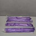 Mahjong Racks with Pushers 4PCS Set Majiang Tile Holder Acrylic Mahjong Racks Accessories and Gifts (Deep Purple)