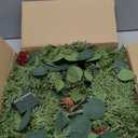 Extra Thick & Lush - Prelit Christmas Garland with 30 Lights Timer, 6Ft by 12 Inch Real Touch Cedar Garland with Berry Pinecone, Battery Operated Realistic Soft 130 Tips Xmas Garlands Indoor Outdoor