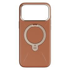 TORRAS Ostand Q3 Air for iPhone 17 Pro Max Case with 360 Magnetic Stand, Fit for MagSafe, Mil-Grade Drop Tested, Camera Control Button, Shockproof Phone Case for iPhone 17 Pro Max 6.9" Saddle Brown  