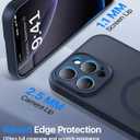 Faiono Magnetic for iPhone 16 Pro Max Case [Full Camera Protection][Military-Grade Protection][Compatible with MagSafe] Shockproof Protective Slim Phone Case for iPhone 16 Pro Max, Navy Blue